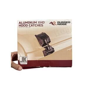 Rugged Ridge Aluminum XHD Hood Catches JK Wrangler 2007-2018